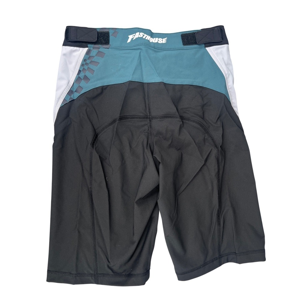 Fasthouse Crossline 2.0 MTB Shorts Mens Size 28 Black Gray Riding Shorts NWT - Picture 2 of 7
